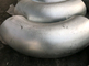 Il gomito senza cuciture Jis Pg370 di acciaio dolce della saldatura di testa ha galvanizzato